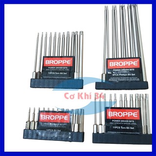 Bộ hoa thị có lỗ chuôi lục giác cho máy khoan, máy bắn vít hãng BROPPE đủ chiều dài kích cỡ
