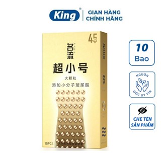 Bao cao su gai lớn size nhỏ 45mm SMALL, bcs size nhỏ có gai lớn siêu mỏng kéo dài quan hệ