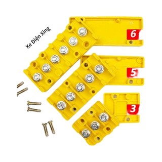 Cầu đấu dây điện 3-5-6 chân, Cầu nối domino xe điện,cho xe máy điện xe đạp điện chống cháy nổ,phụ tùng phụ kiện điện tử