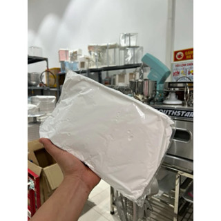 Đất Sét Bột Giấy Tự Khô Siêu Nhẹ 500g Mầu Trắng