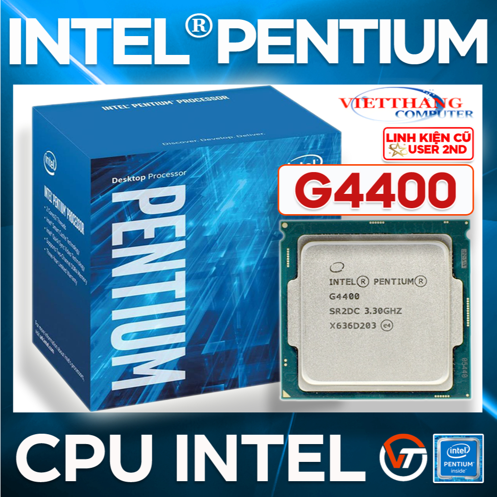 Bộ Xử Lý CPU Pentium G4400 3.3 Ghz Socket 1151 ( 2nd )