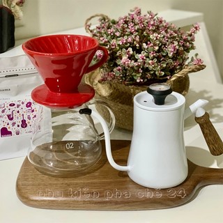 Phễu Sứ Pha Cà Phê V60 Đủ Kích Thước