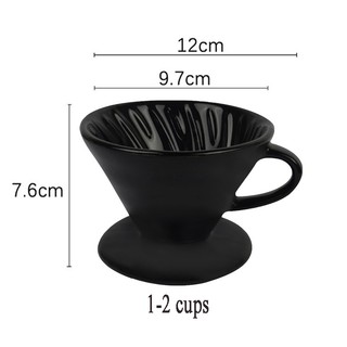 Phễu Sứ Pha Cà Phê V60 Đủ Kích Thước
