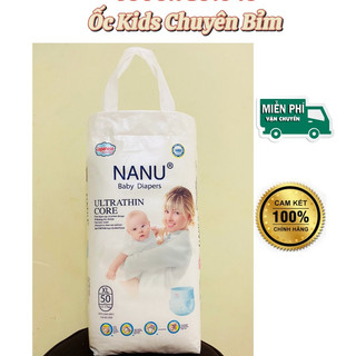  COMBO 100 MIẾNG Tã Quần  Tã Dán Cao Cấp NANU BABY S100 M100 L100 XL100 XXL100 XXXL100 