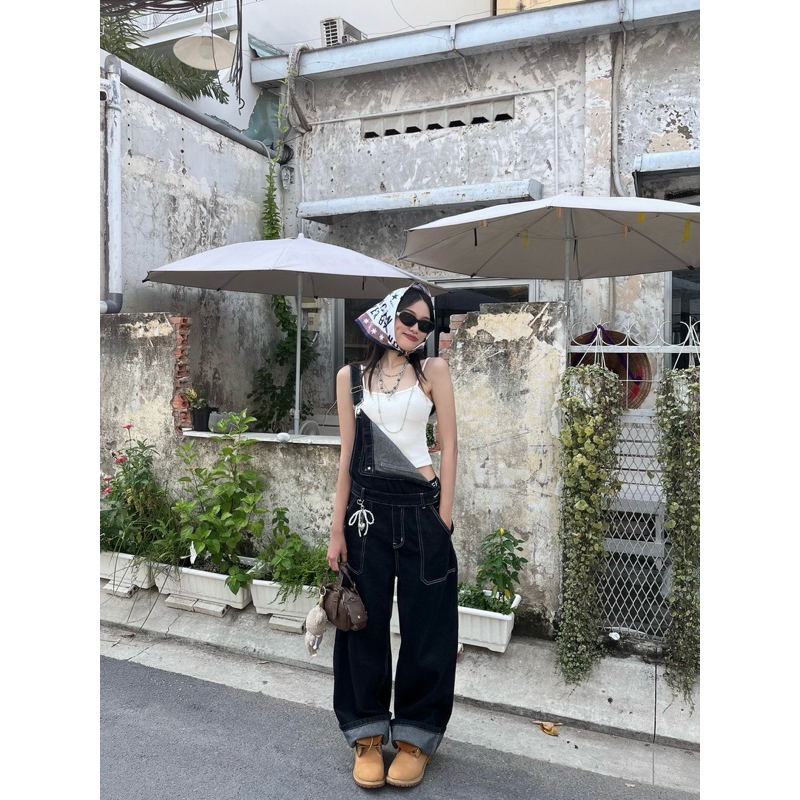 B'vilys | Jeanie yếm jean form rộng