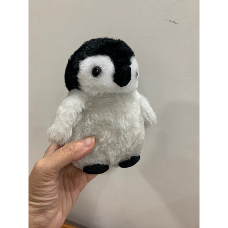 gấu bông second hand chim cánh cụt tem amuse