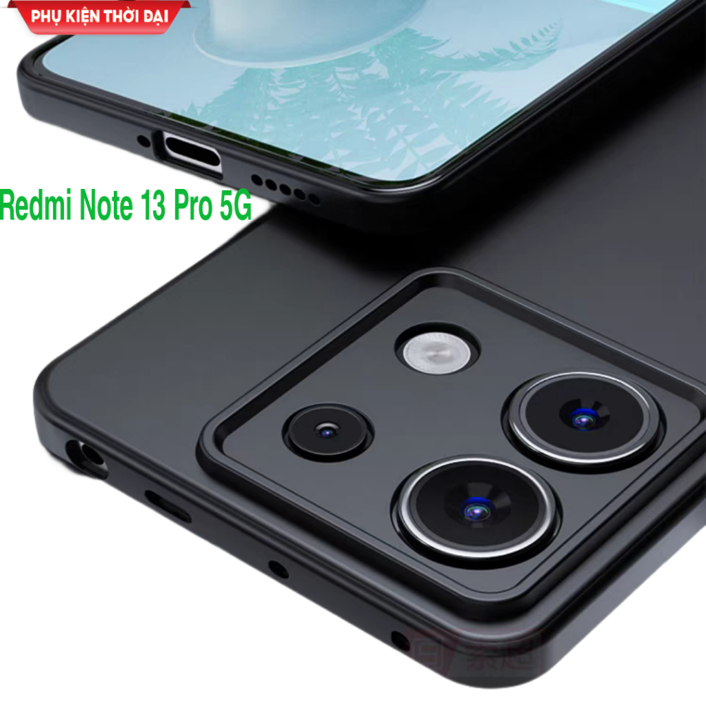 Ốp lưng Redmi Note 13 Pro 5G / Note 14 Pro 5G / Note 5 dẻo siêu mỏng bảo vệ camera thời trang cao cấp
