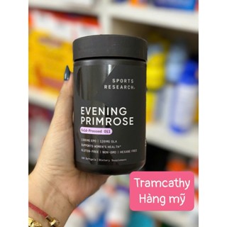 120 viên Tinh dầu hoa anh thảo ép lạnh Evening Primrose Oil của thương hiệu Sports Research 1300mg