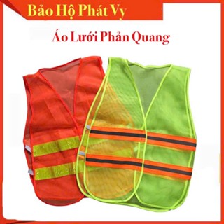 Áo Bảo Hộ Lao Động Phản Quang Cho Công Nhân, Áo Lưới Phản Quang Loại Dày Dùng Trong Lao Động,Công Trình,Đi Phược Giá Rẻ