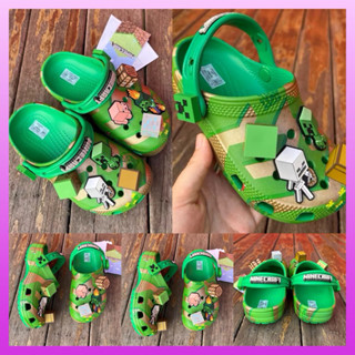 [ Tặng 10 sticker ] Dép Sục Crocss MineCraft Cho Bé Trai MunCrocs sỉ lẻ Crocss cho bé gái nam nữ