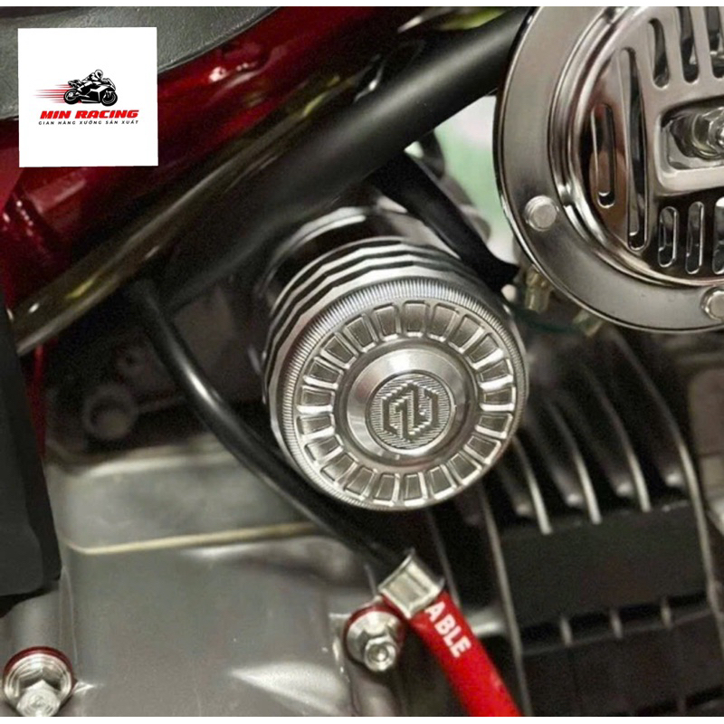 Chụp củ đề WAVE nhỏ 100-110 WAVE A WAVE RS100 DREAM FUTURE 1 nhôm CNC nguyên khối lắp đặt dễ dàng