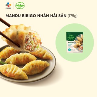 [Hỏa tốc] Bánh xếp Mandu Hàn Quốc Bibigo nhân Thịt & Hải Sản & Thịt bắp 175g