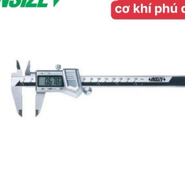 Thước kẹp điện tử INSIZE 150mm/0.01/±0.02 (vỏ bọc hợp kim kẽm) / thước cặp INSIZE 1114-150A