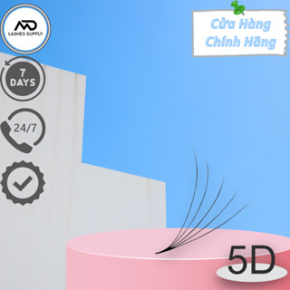 Mi fan 5D độ cong C - CC - D, độ dày 0.7 - 1 hộp 500 fan - dụng cụ nối mi