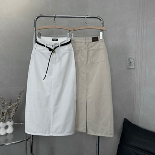 YURI JEANS - Chân Váy Jean Nữ DÁNG DÀI May Viền Túi Cuốn (Mã 7123) Women Nhung