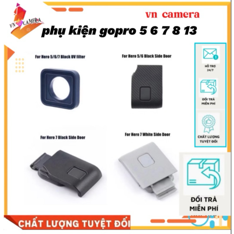 nắp đậy cổng sạc gopro 5 6 7 ,phụ kiện máy quay gopro 7
