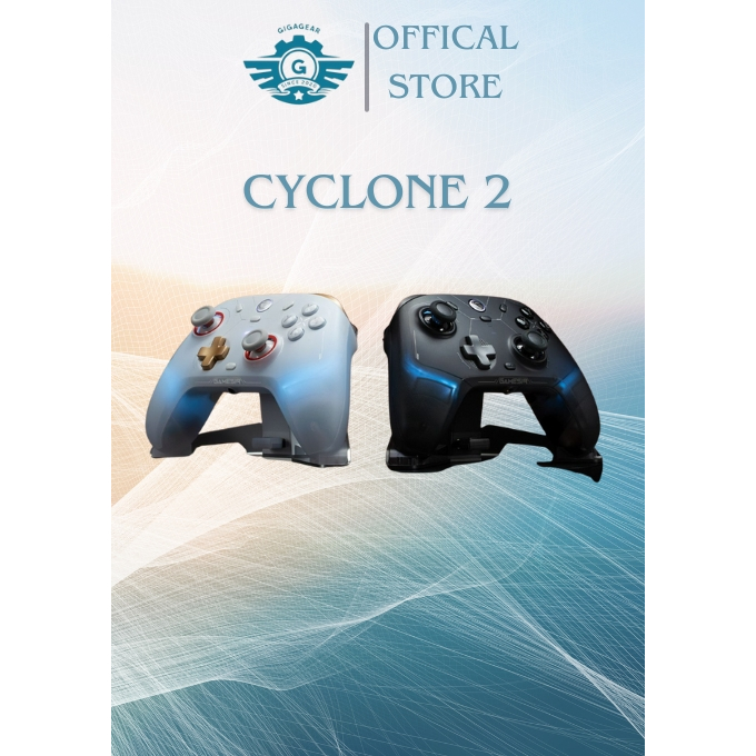 Tay Cầm Chơi Game Không Dây Gamesir Cyclone 2 TMR - Joystick TMR, Phím Cơ, Jack 3.5mm, 1000Hz