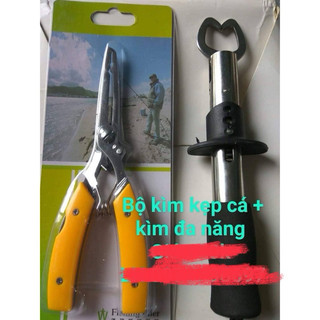 bộ combo kìm kẹp cá + kìm đa năng