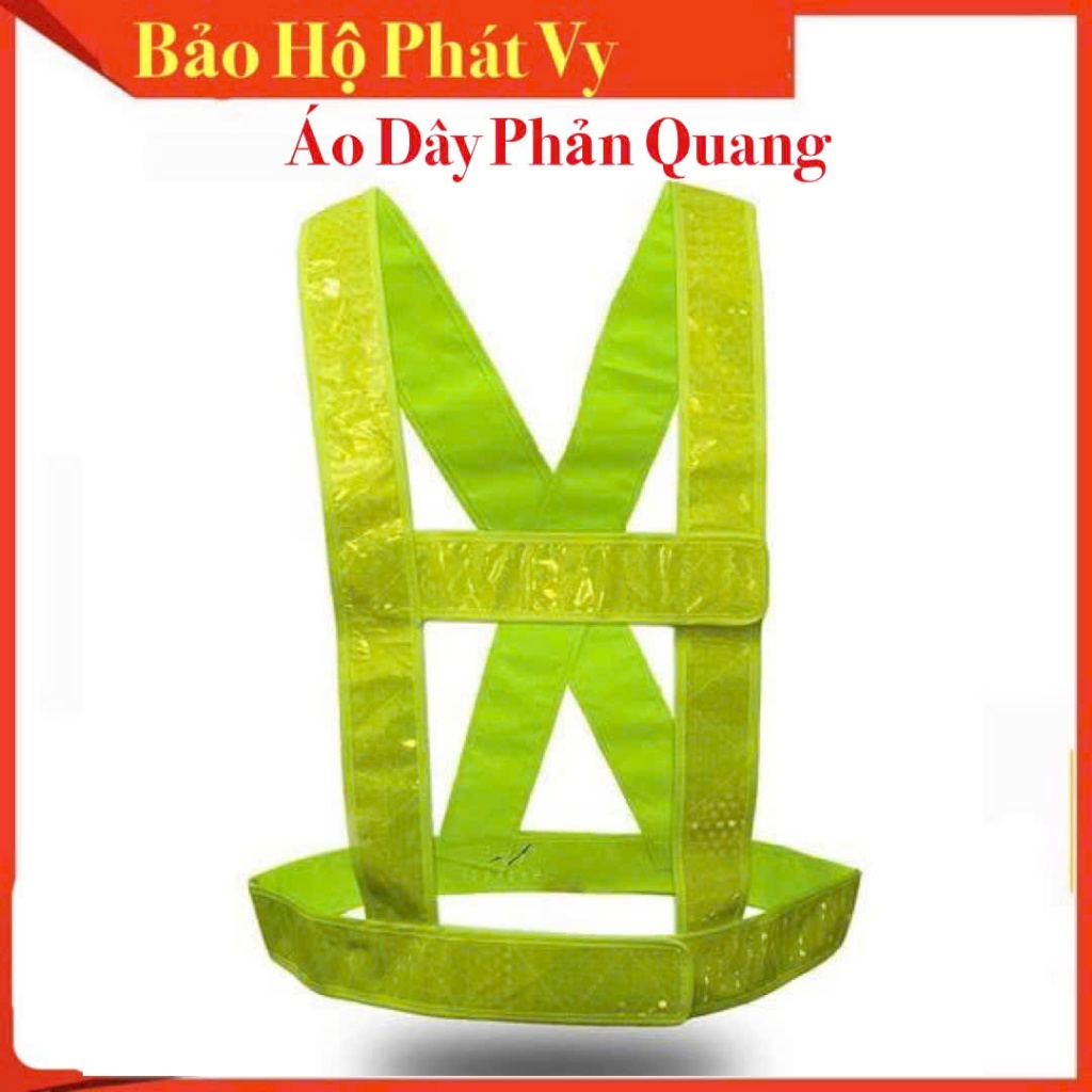 Áo dây phản quang chất liệu nhựa