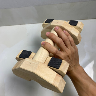 [Nguyenthinh300] - Dụng cụ hít đất chống đẩy MINI gỗ, calisthenics MẪU 5 MINI