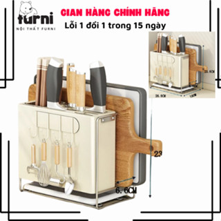 kệ dao thớt cao cấp 4 lớp chắc chắn sang trọng hợp kim tĩnh điện