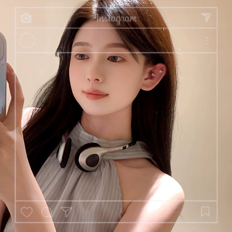Tai Nghe Không Dây Chụp Tai Bluetooth Retro Y2K Nhỏ Gọn, Phong Cách Thời Trang và Chụp Ảnh | BigBuy360 - bigbuy360.vn