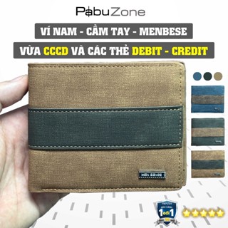  Ví Nam Nữ Menbense Đựng Thẻ Card Cầm Tay Đựng Tiền Giấy Tờ Giấy Tờ Xe Nhỏ Gọn Màu Đen Mini 