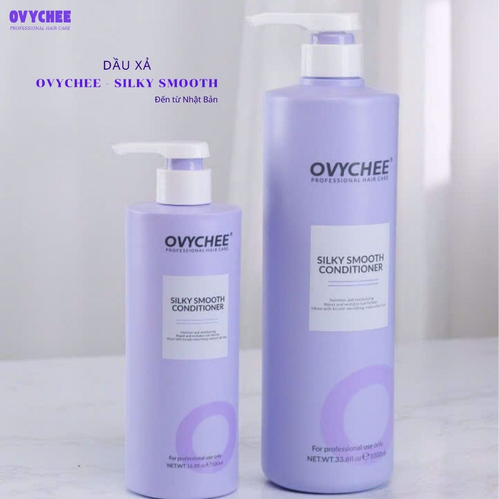 Lẻ dầu xả Ovychee Silky Smooth Conditioner 500-1000ml/(chai) hỗ trợ phục hồi tóc mềm mượt tóc