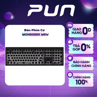 Bộ kit bàn phím cơ MonsGeek M5W Full Size 3 mode vỏ nhôm CNC led RGB mạch xuôi hotswap 5 pin MonsGeek M5W