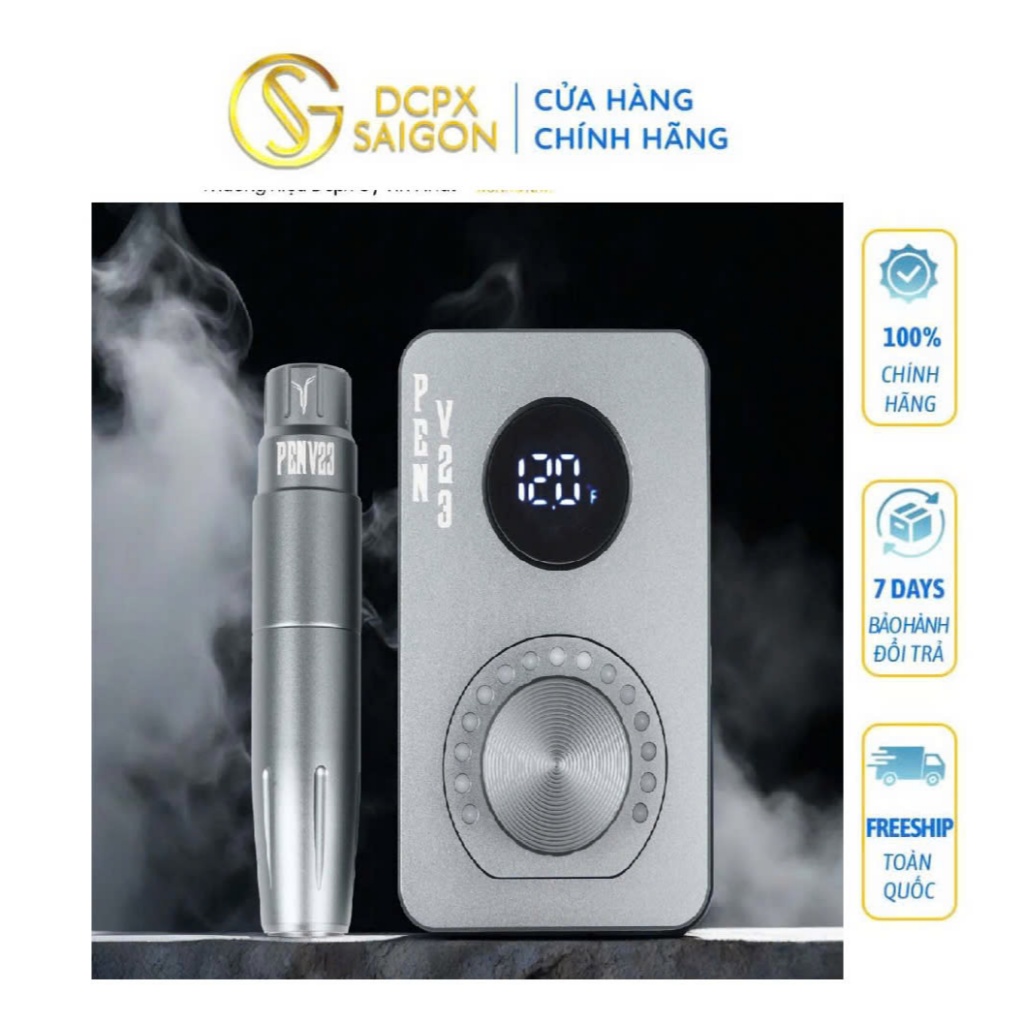 Máy Pen V23 chuyên dùng đi phun rải hạt và sợi dùng trong phun xăm thẩm mỹ