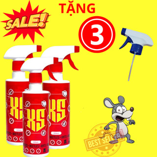 COMBO 3 Chai Xịt Đuổi Chuột XS -Đến từ Thái Lan không gây độc hại, an toàn cho con người và vật nuôi