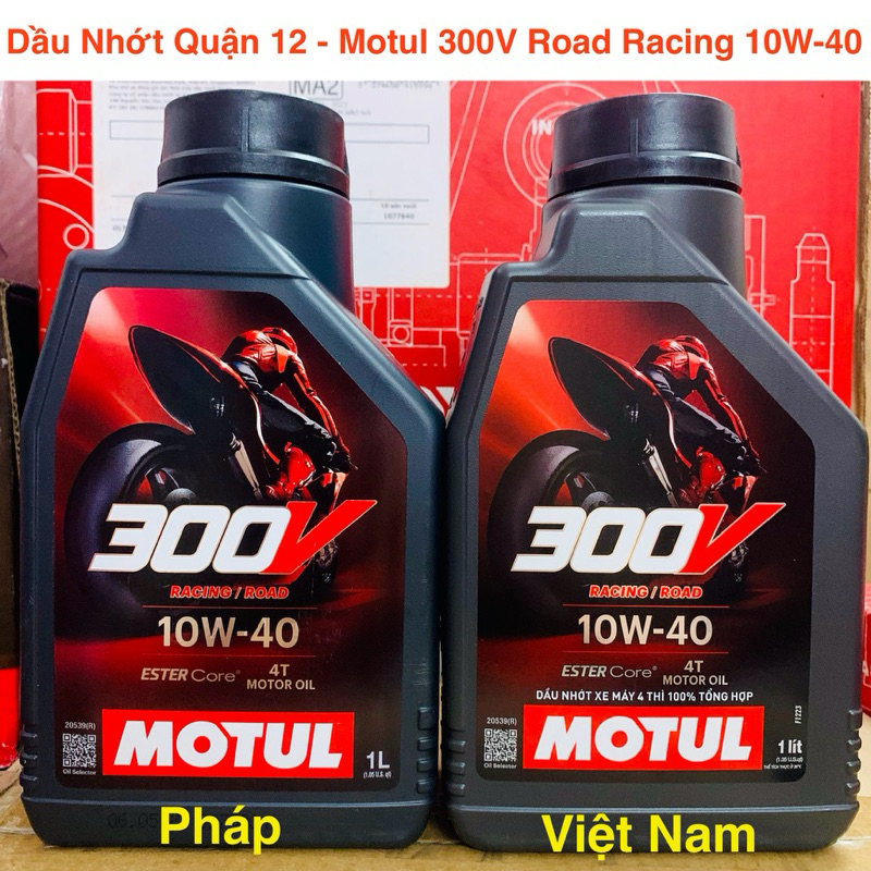 MOTUL Việt Nam  - Nhớt Motul 300V Factory Line Road Racing 10W-40 Made in Motul Việt Nam