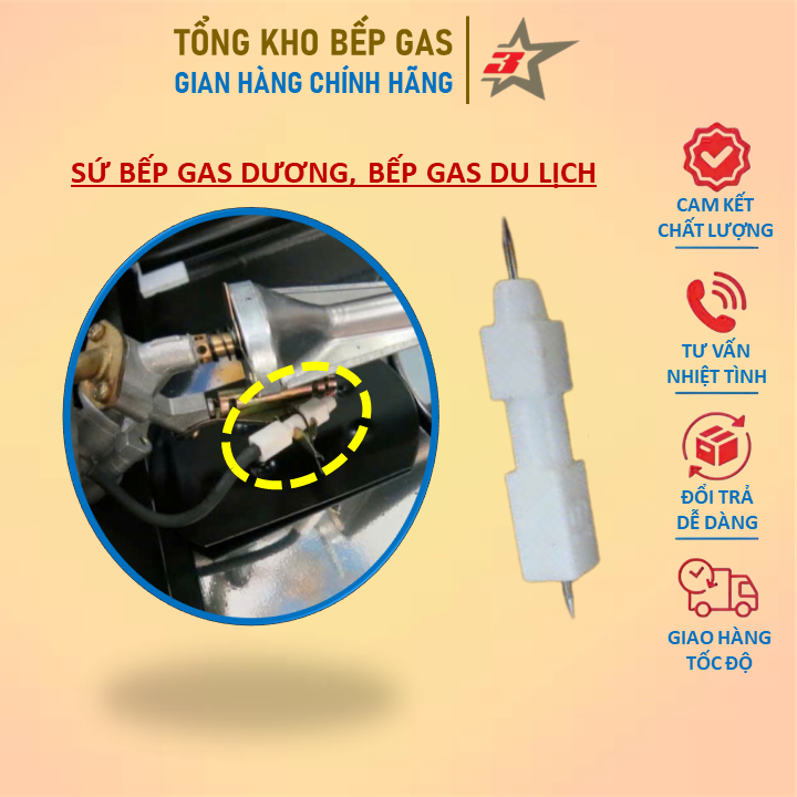 Kim Sứ Đánh Lửa Bếp Gas - Dùng Cho Mọi Loại Bếp Gas Dương Và Bếp Du Lịch