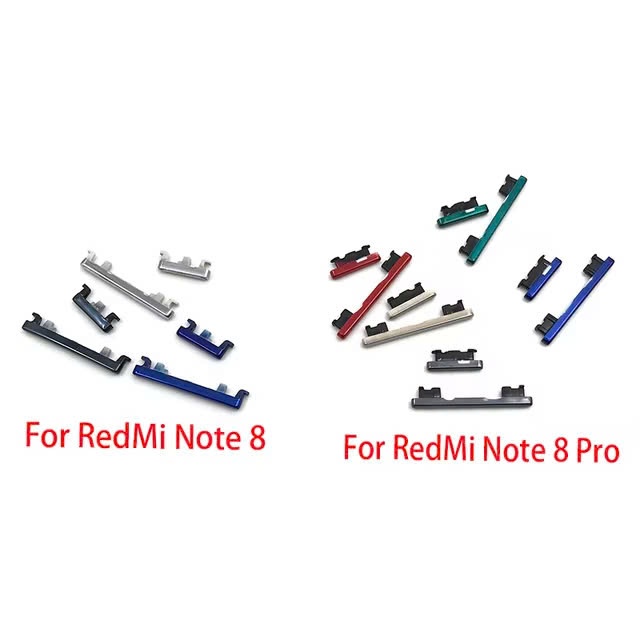 Nút nhựa mở nguồn power on off redmi note 8 pro, nút âm lượng volume 2015105, M1906G7I, M1906G7G