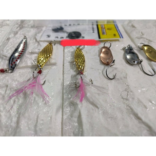 mồi thìa lure suối combo hộp 6 con