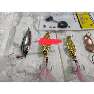 mồi thìa lure suối combo hộp 6 con