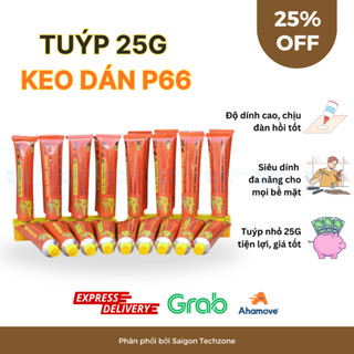 TUÝP KEO DÁN RỒNG VÀNG ĐA NĂNG P-66 25 GRAM DÁN GỖ, ĐỒ DA, THẢM, GIÀY DÉP, NHỰA, CAO SU, ĐỒ GIA DỤNG SIÊU BÁM DÍNH CHẮC