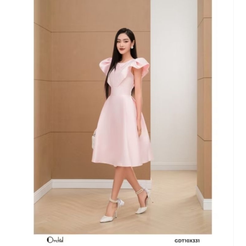 Thanh lý tủ đồ Set tweed, đầm tafla orchid size L