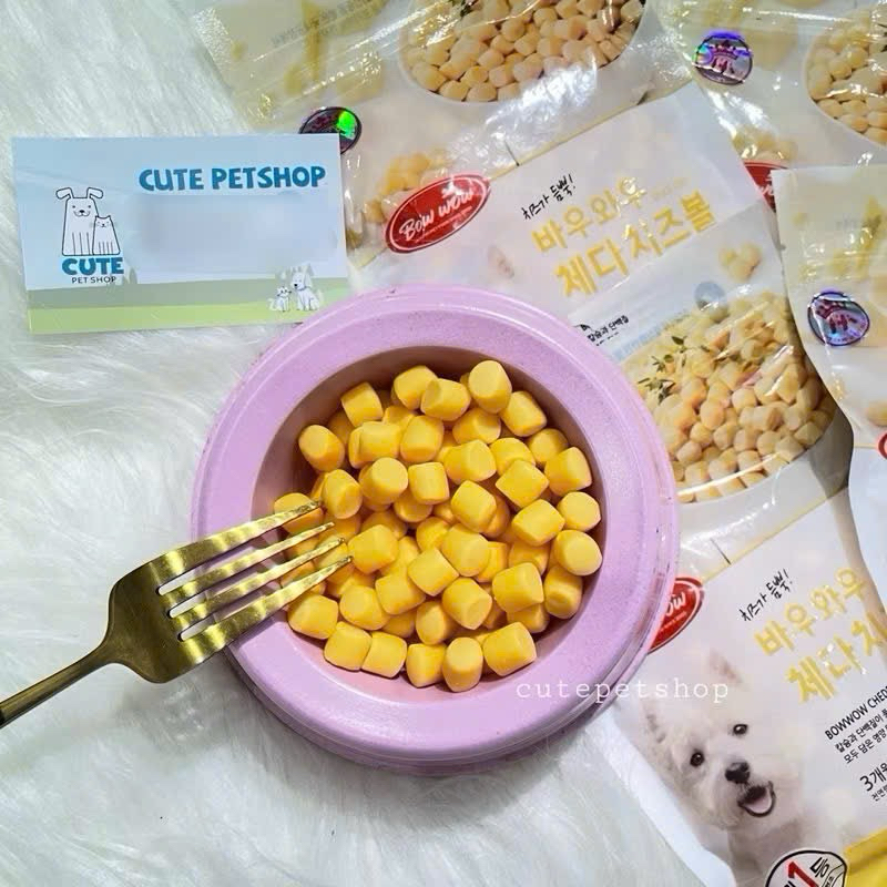 Phô mai viên Bowwow Cheese ball Cho Chó Mèo