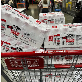  Bill Mỹ bay air - date 5 2026 Sữa tuơi nuớc A2 a2 nguyên kem organic whole milk 18 hộp 240ml 