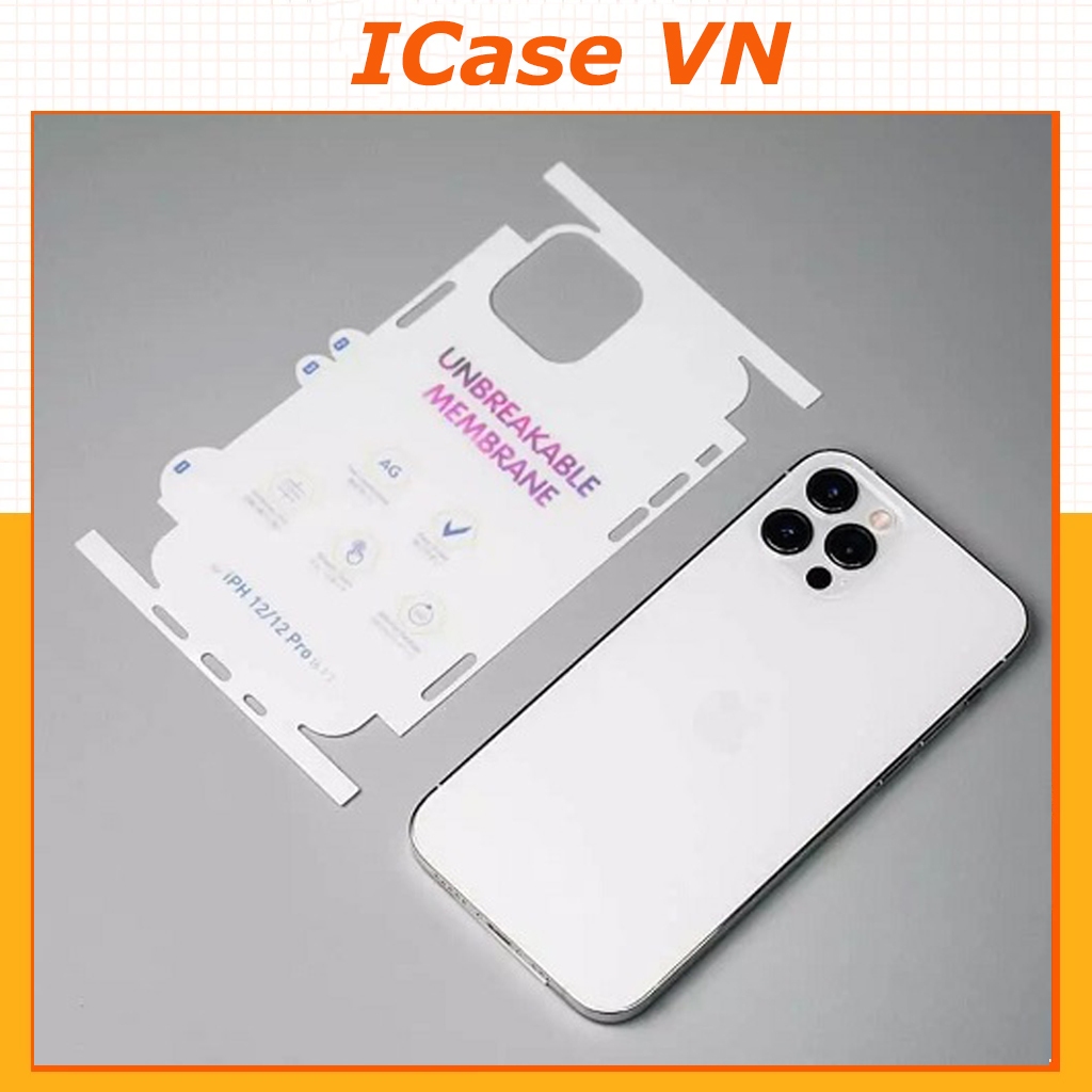 [Có Giá Sỉ-Tặng Kèm Que Đẩy] Miếng Dán PPF IPhone Chống Xước Tự Phục Hồi Full 16/15/14/13/12/11/XS Max 7 8 Mini Pro Max