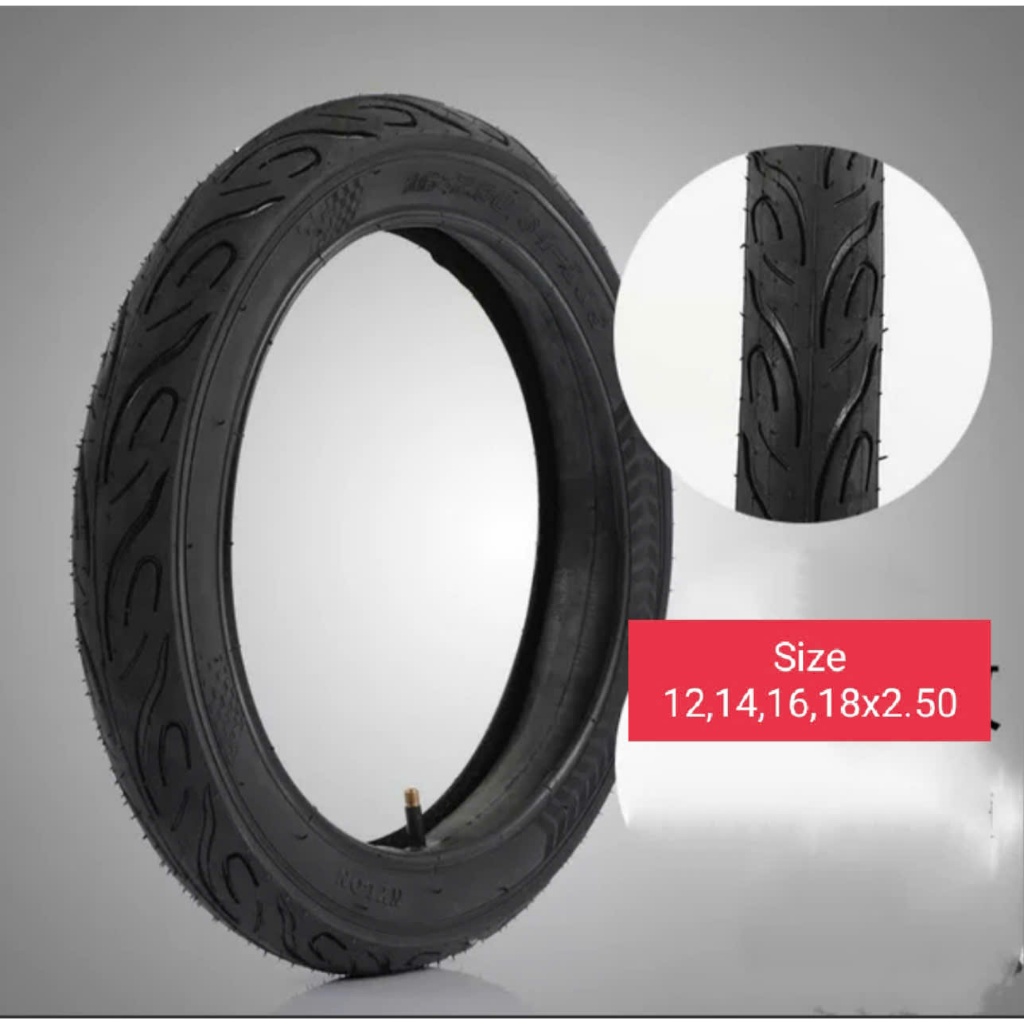 Săm lốp xe đạp trẻ em số 12-14-16-18x2.50
