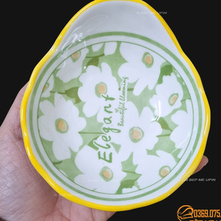 Bát sứ đuôi cá viền vàng 11.2cm