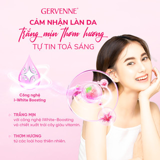 Sữa Tắm Gervenne 450g – Đủ Mùi Hương, Dưỡng Trắng Da, Hương Nước Hoa Quyến Rũ