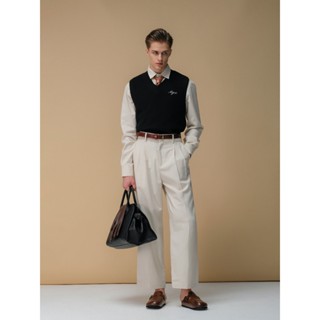 Quần Linen Nam Ống Rộng Dáng Suông Mourié | 0082 | Majou