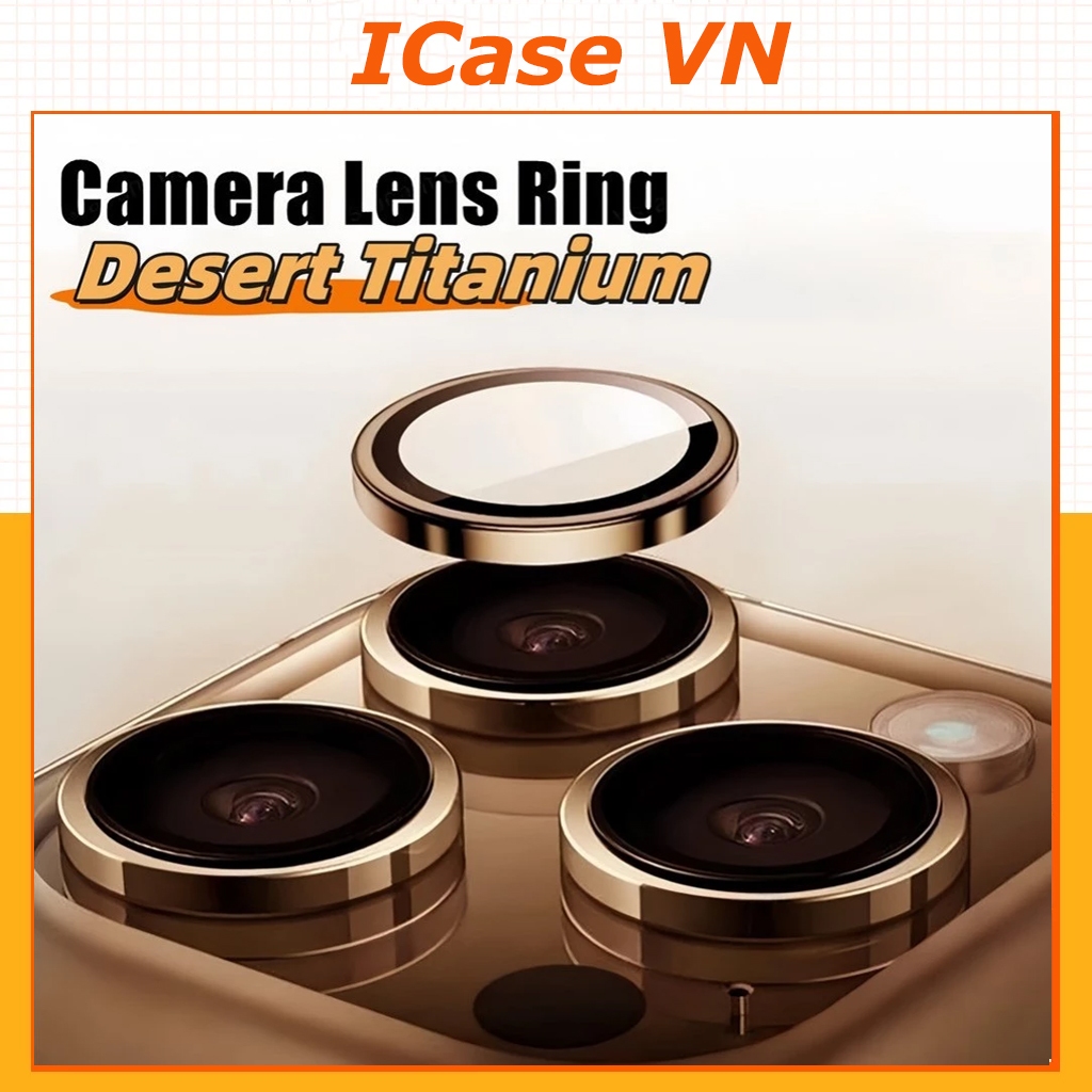 [Mua Từ 6 Cái Sỉ Giá 2999đ] Kính cường lực bảo vệ camera iphone màu nguyên bản dành cho  16/15/14/13/12/11 Pro Max Plus | BigBuy360 - bigbuy360.vn