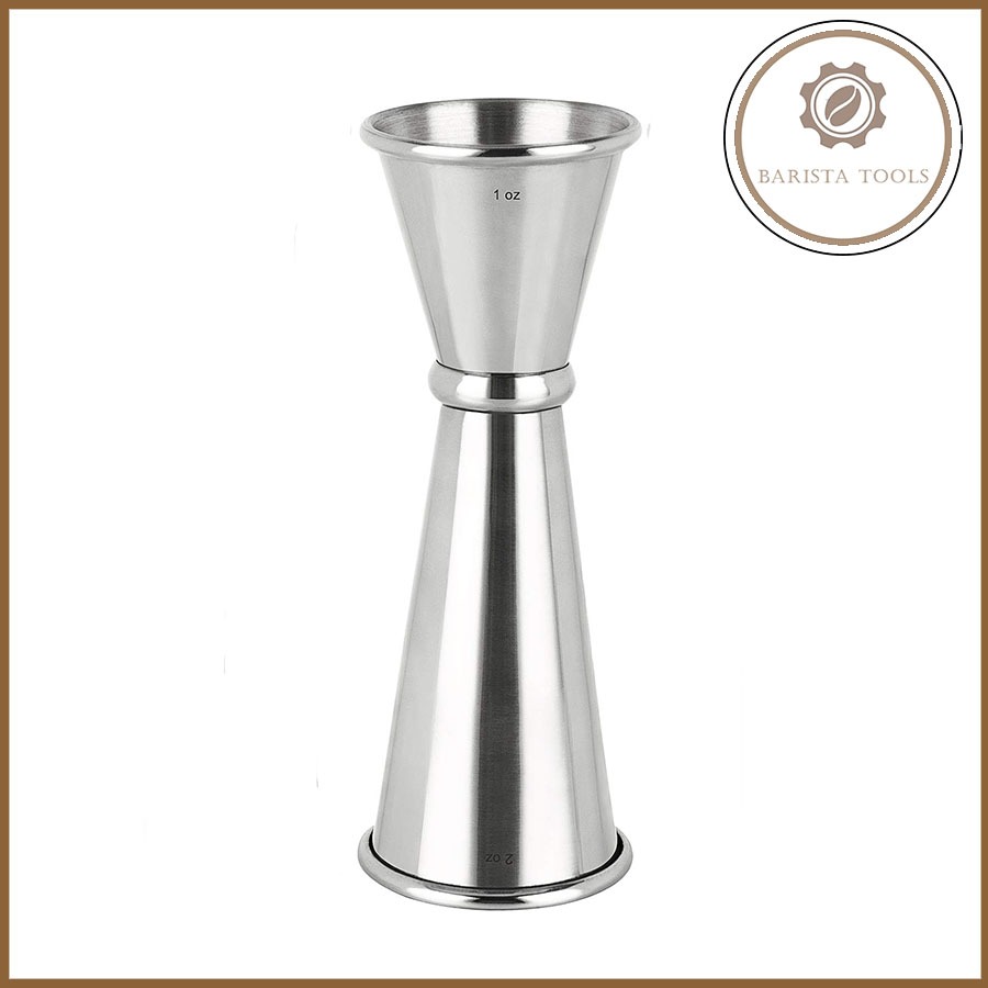 Jigger inox 304 có viền 30/60ml