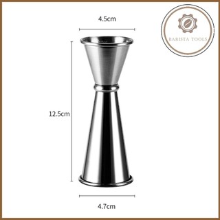 Jigger inox 304 có viền 30/60ml
