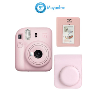 Combo Máy Ảnh Chụp Lấy Ngay Instax Mini 12 + Bao Da + Album
