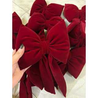 NƠ BÔNG TRANG TRÍ NOEL - TREO CÂY THÔNG NHIỀU KÍCH THƯỚC